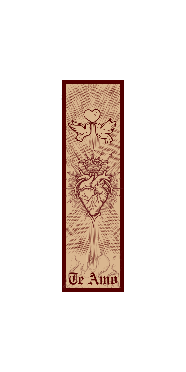 "Te Amo" Magnetic Bookmark