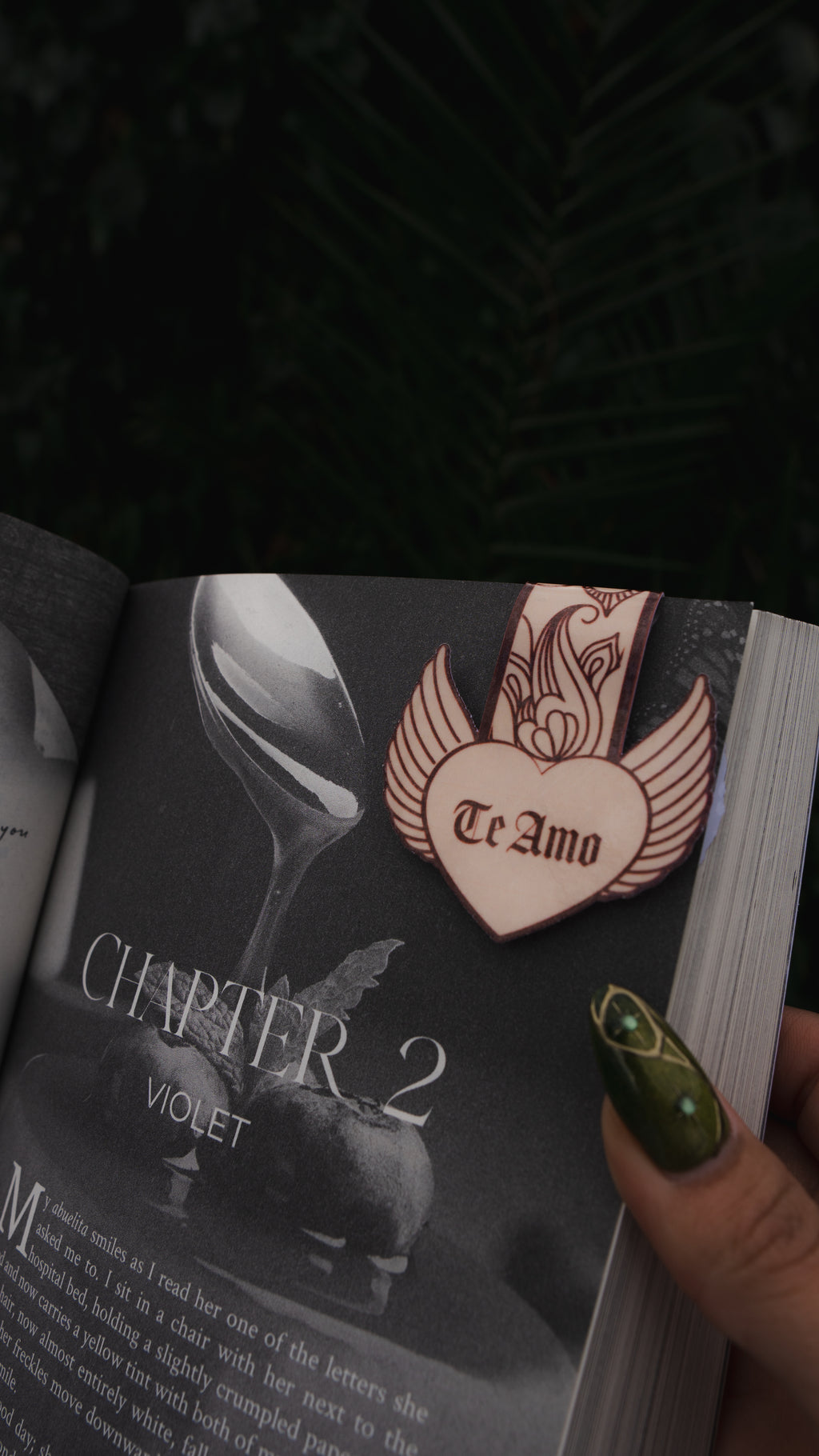 "Te Amo" Magnetic Bookmark