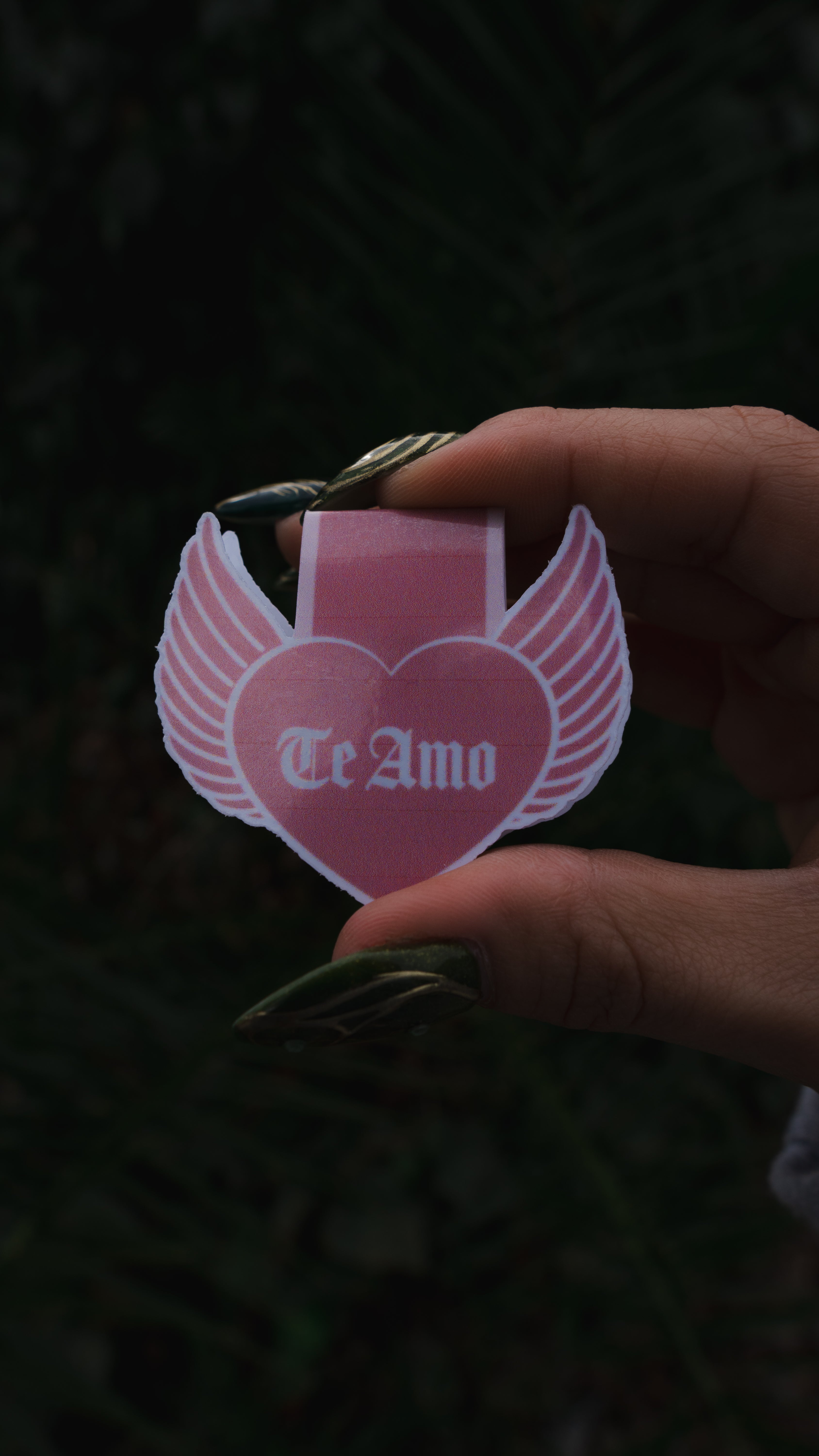 "Te Amo" Mini Magnetic Bookmark