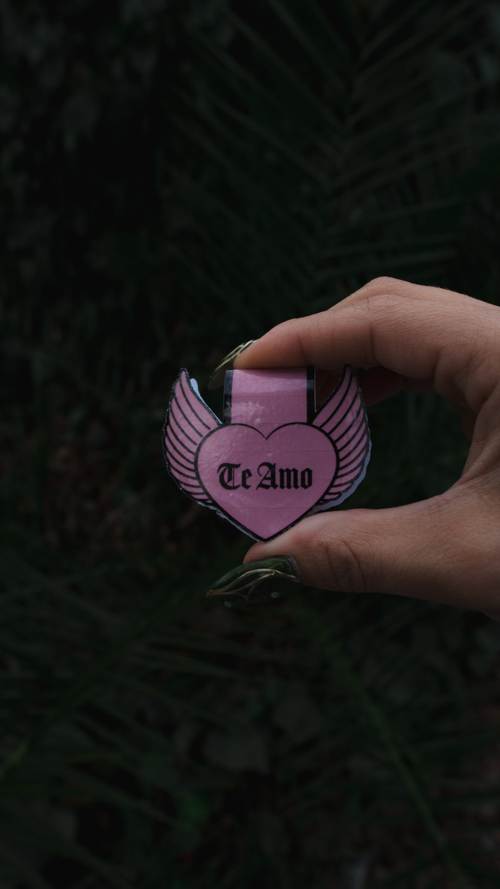 "Te Amo" Mini Magnetic Bookmark