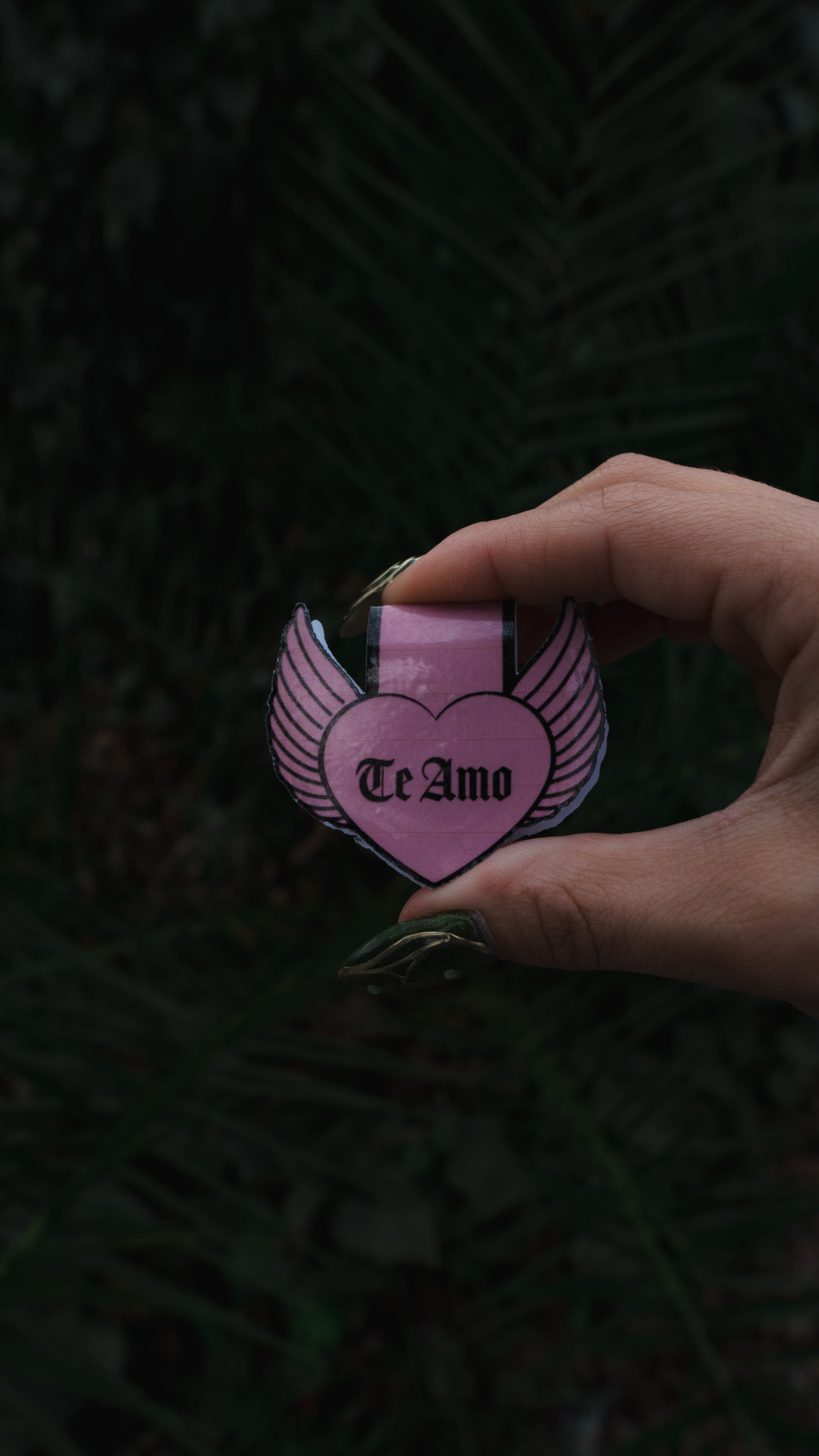 "Te Amo" Mini Magnetic Bookmark