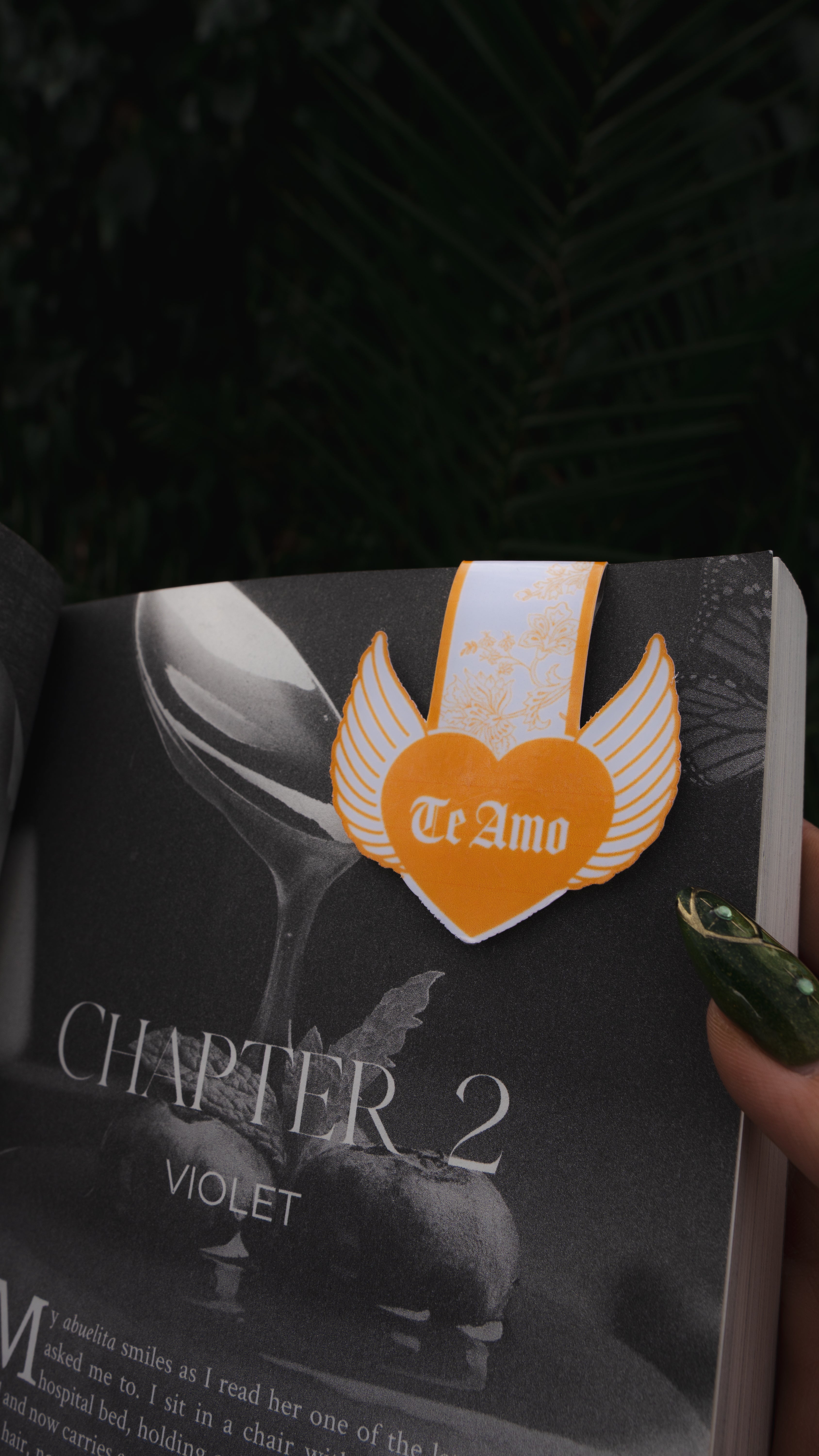 "Te Amo" Magnetic Bookmark