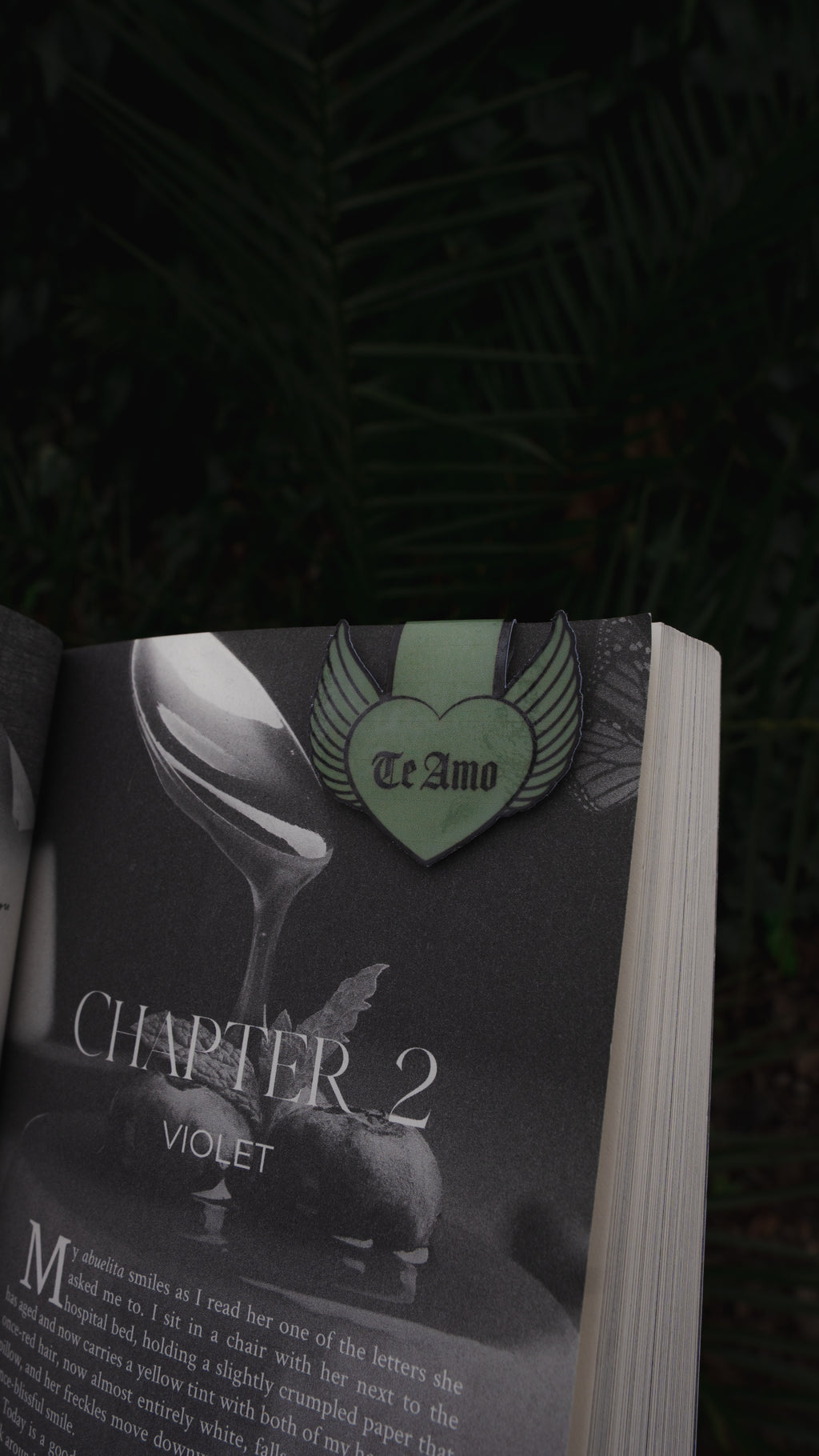 "Te Amo" Mini Magnetic Bookmark