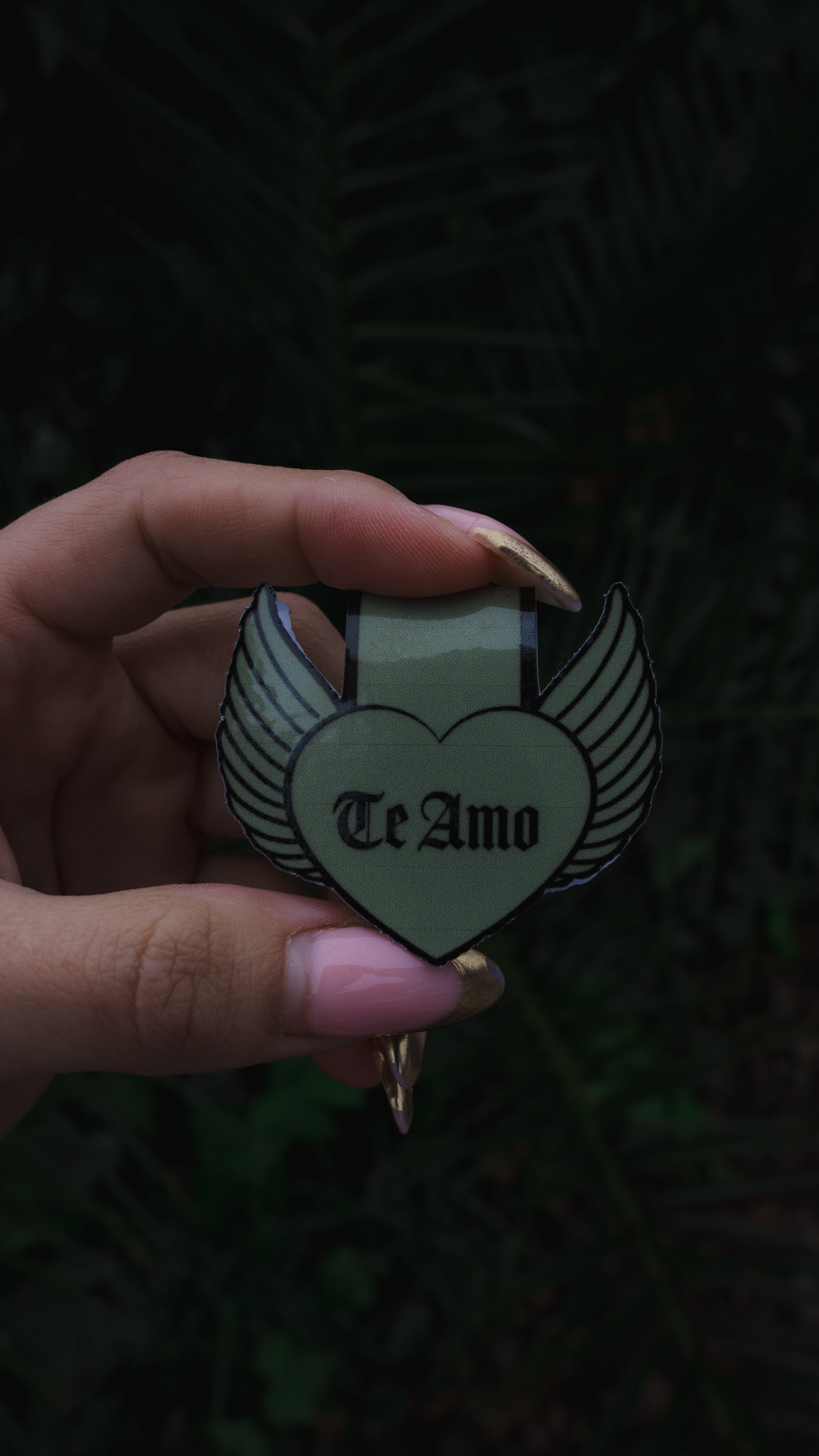 "Te Amo" Mini Magnetic Bookmark