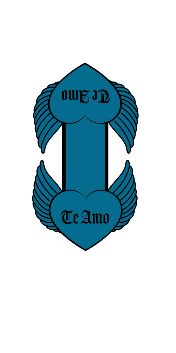 "Te Amo" Mini Magnetic Bookmark