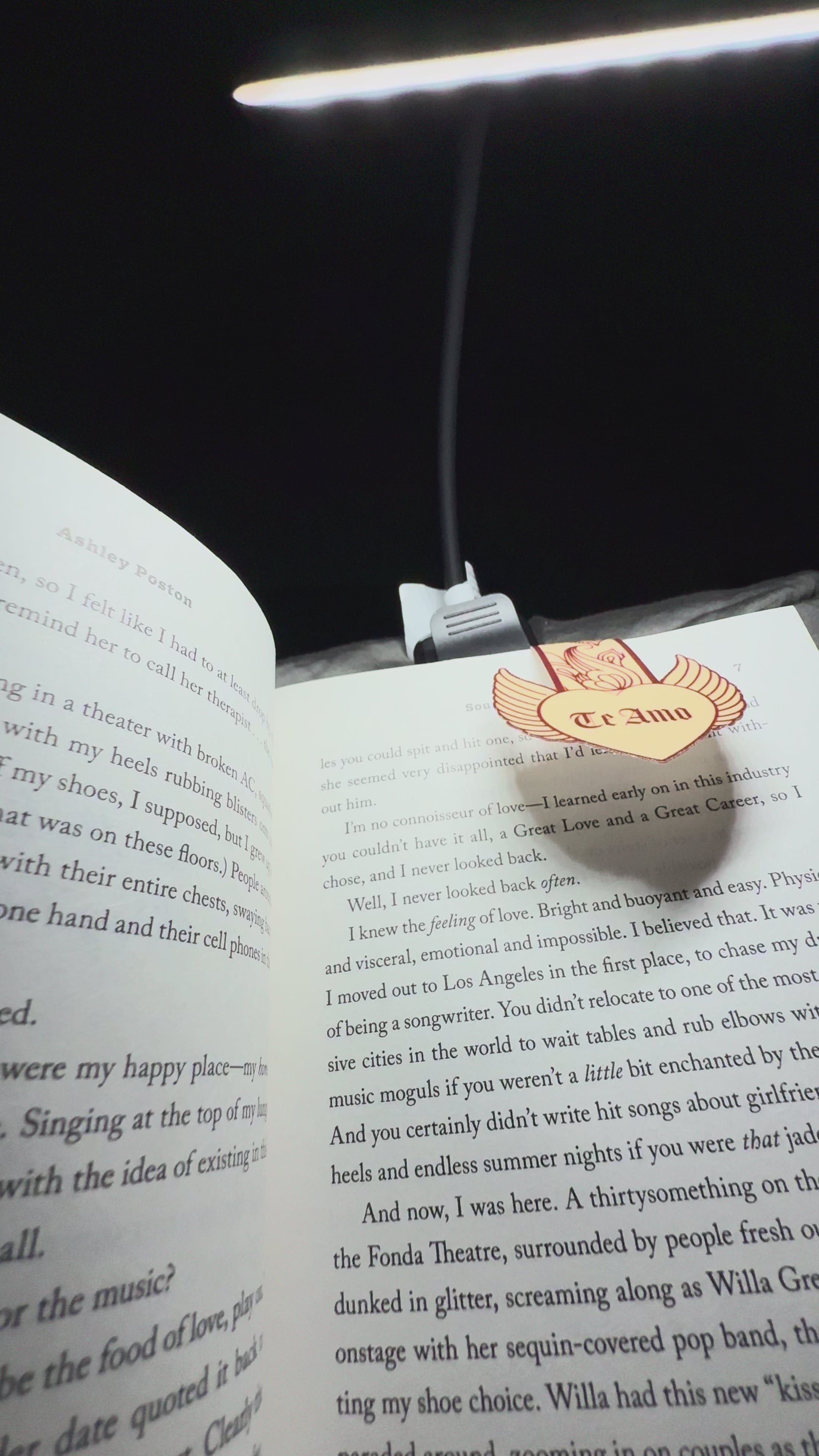 "Te Amo" Mini Magnetic Bookmark